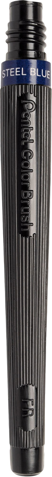 Pentel Pinselstift-Nachfülleinheit – Stahlblau, geruchsarm, wasservermalbar, 1 Stk.