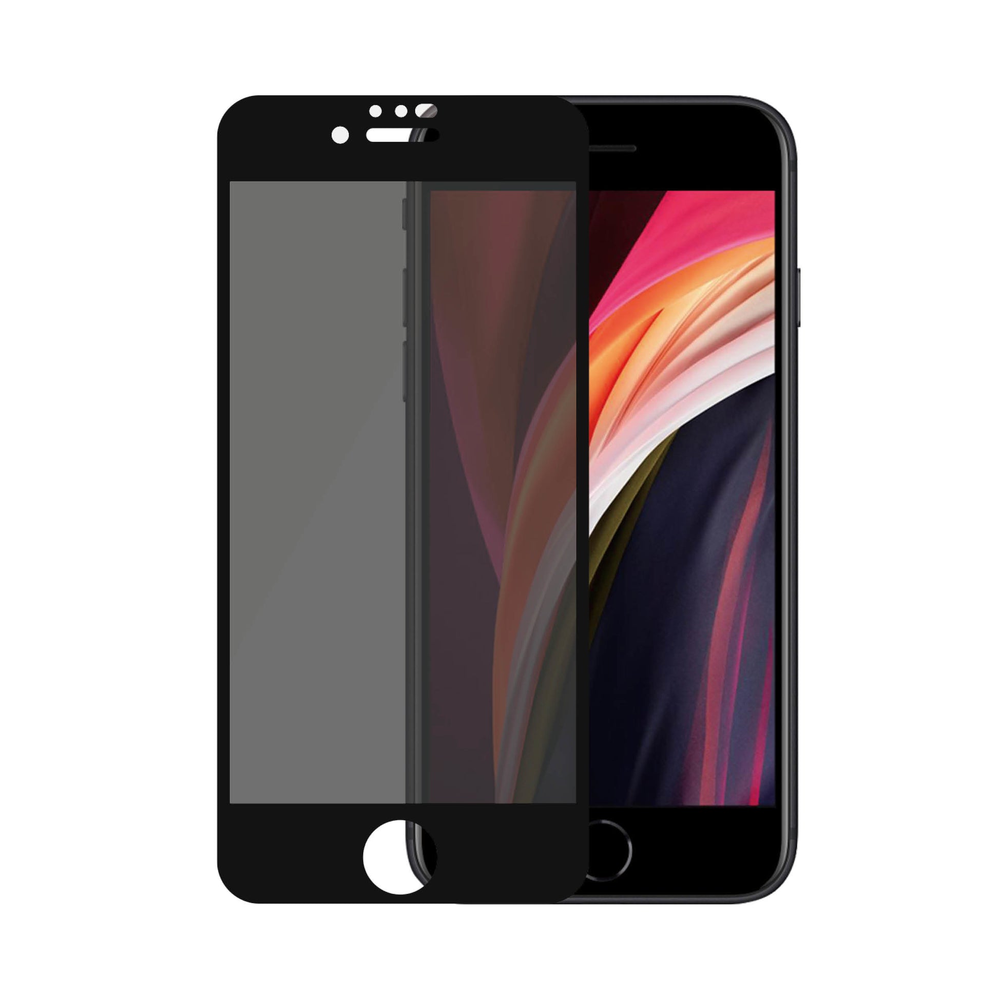 PanzerGlass Privacy-Filter (Panzerglas), Edge-to-Edge – für iPhone 6/6s/7 und andere