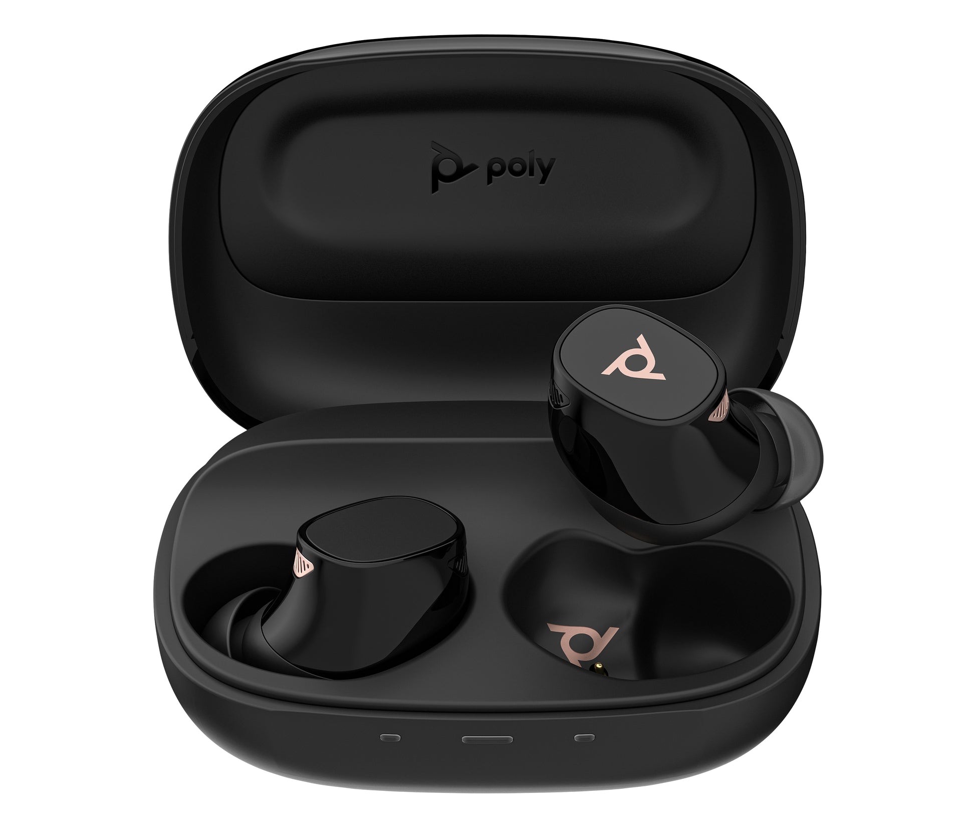 Poly Voyager Free 20 TWS In-Ear – Stereo, ANC, mit USB-A-Dongle, mit Ladecase, Schwarz