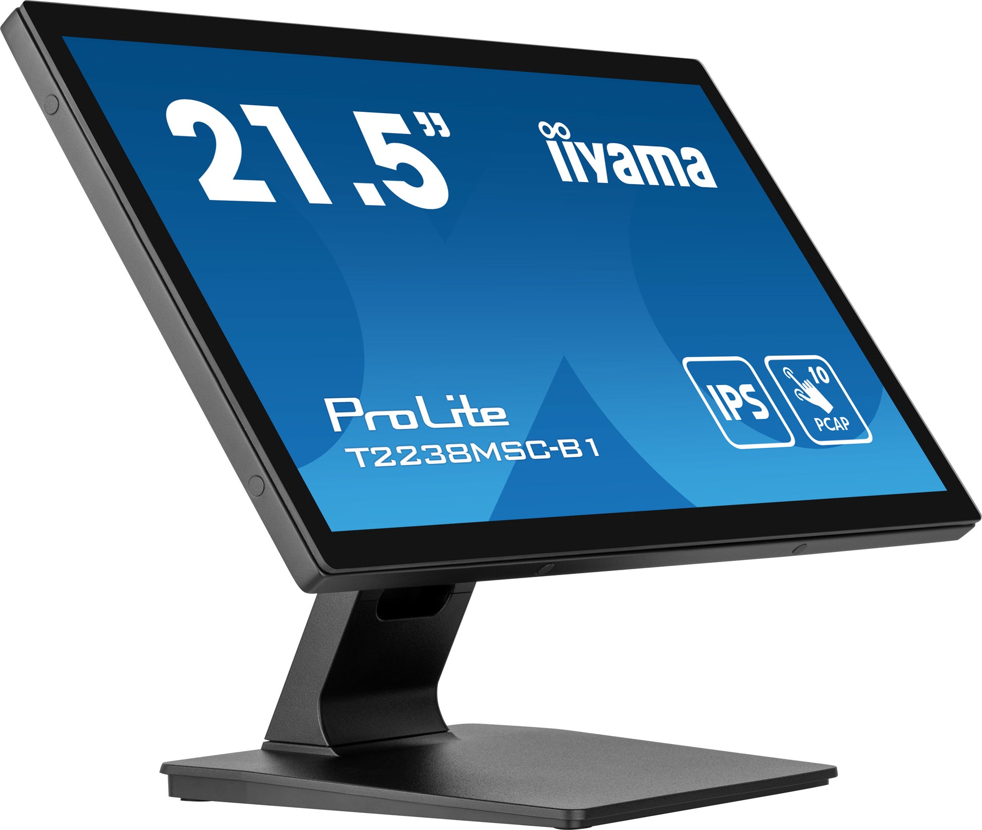 iiyama T2238MSC-B1 – Monitor, 21,5", IPS, Touch, 525 cd/m², DP, HDMI, Integrierte Lautsprecher