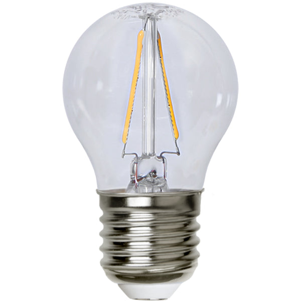 Star Trading LED-Leuchtmittel E27 G45 – 250 lm, 2 W, Warmweiss 2700 K – 1 Stk. – Klar