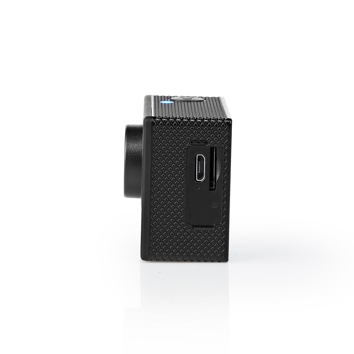 Nedis Action Cam – Unterwasserkamera, wasserdicht bis 30 m, 12 MP, 1080p, 30 fps, schwarz