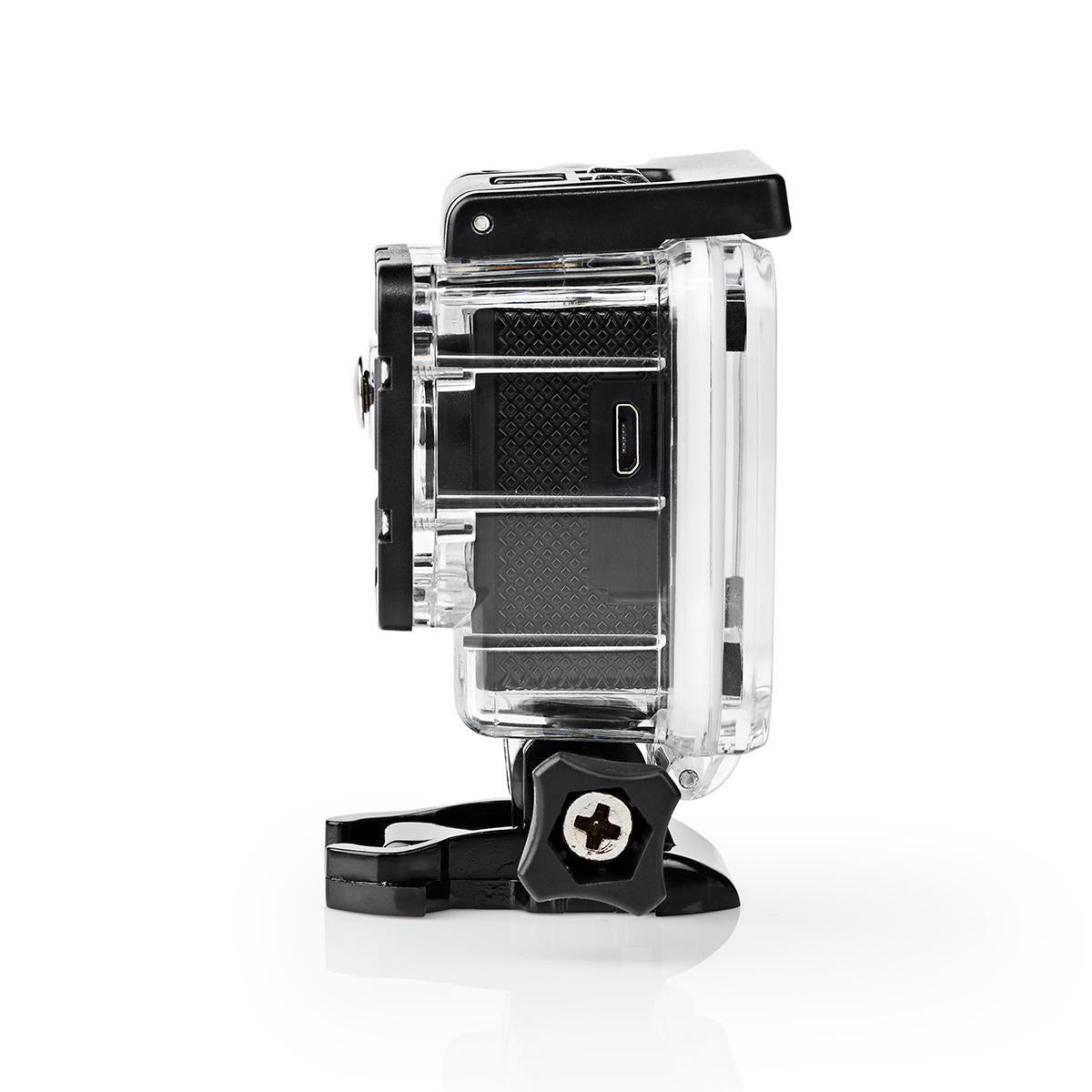 Nedis Action Cam – Unterwasserkamera, wasserdicht bis 30 m, 12 MP, 1080p, 30 fps, schwarz