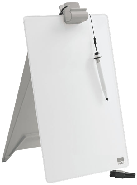 Nobo Glasboard – weiss, inkl. Marker – 21,6 × 29,7 cm