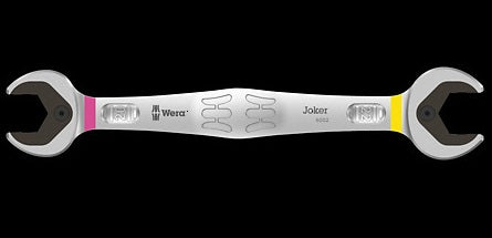 Wera Joker Doppelmaulschlüssel 6002 Chrom – Schlüsselweite 22 mm
