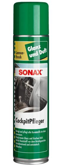 Sonax Innenreiniger Zitrone – für Innenraum, Kunststoff & Holz – 400 ml – Spray, antistatisch