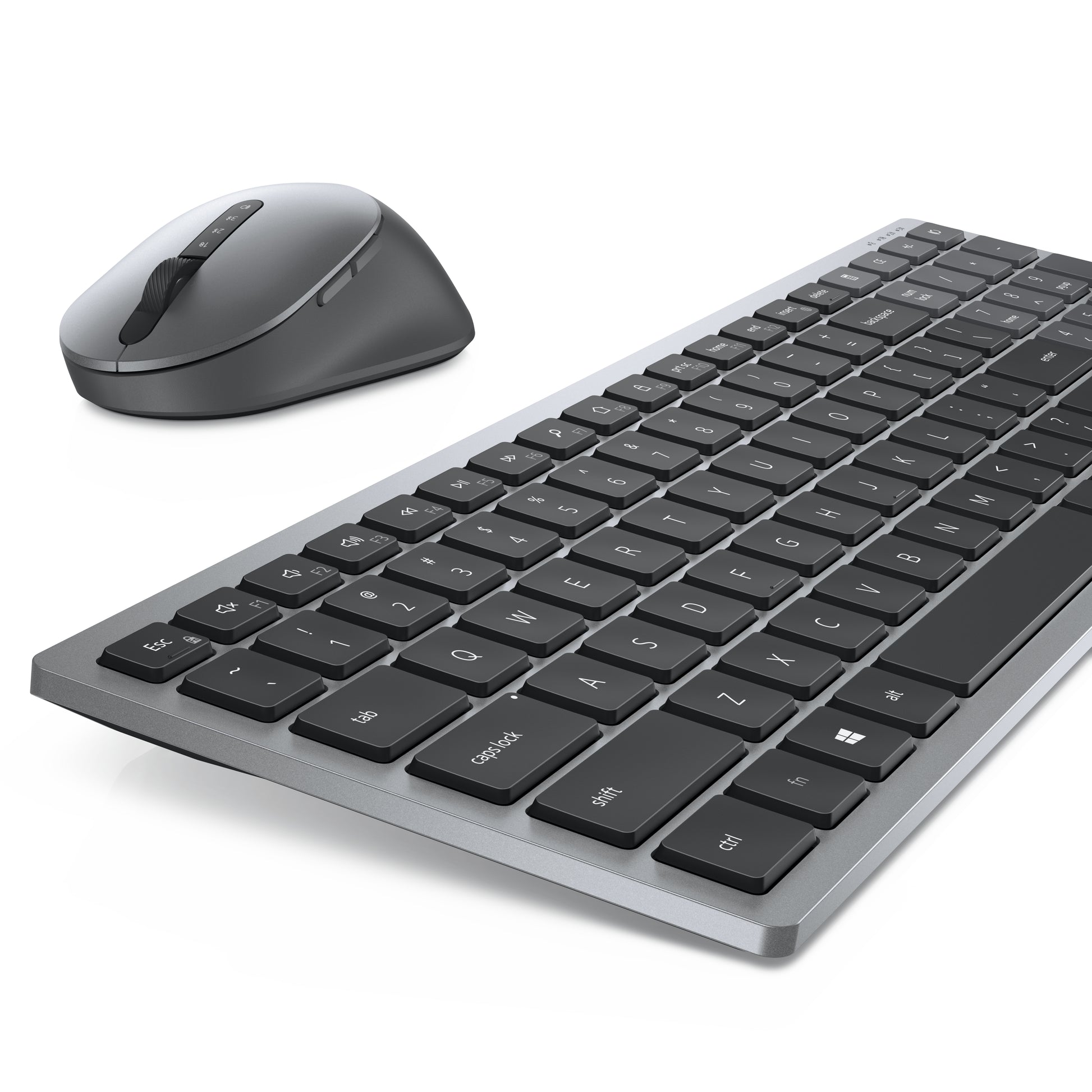 DELL KM7120W – Tastatur, kabellos (Bluetooth/2,4 GHz), US-Layout (EN) – für Windows, macOS & Android u. a.
