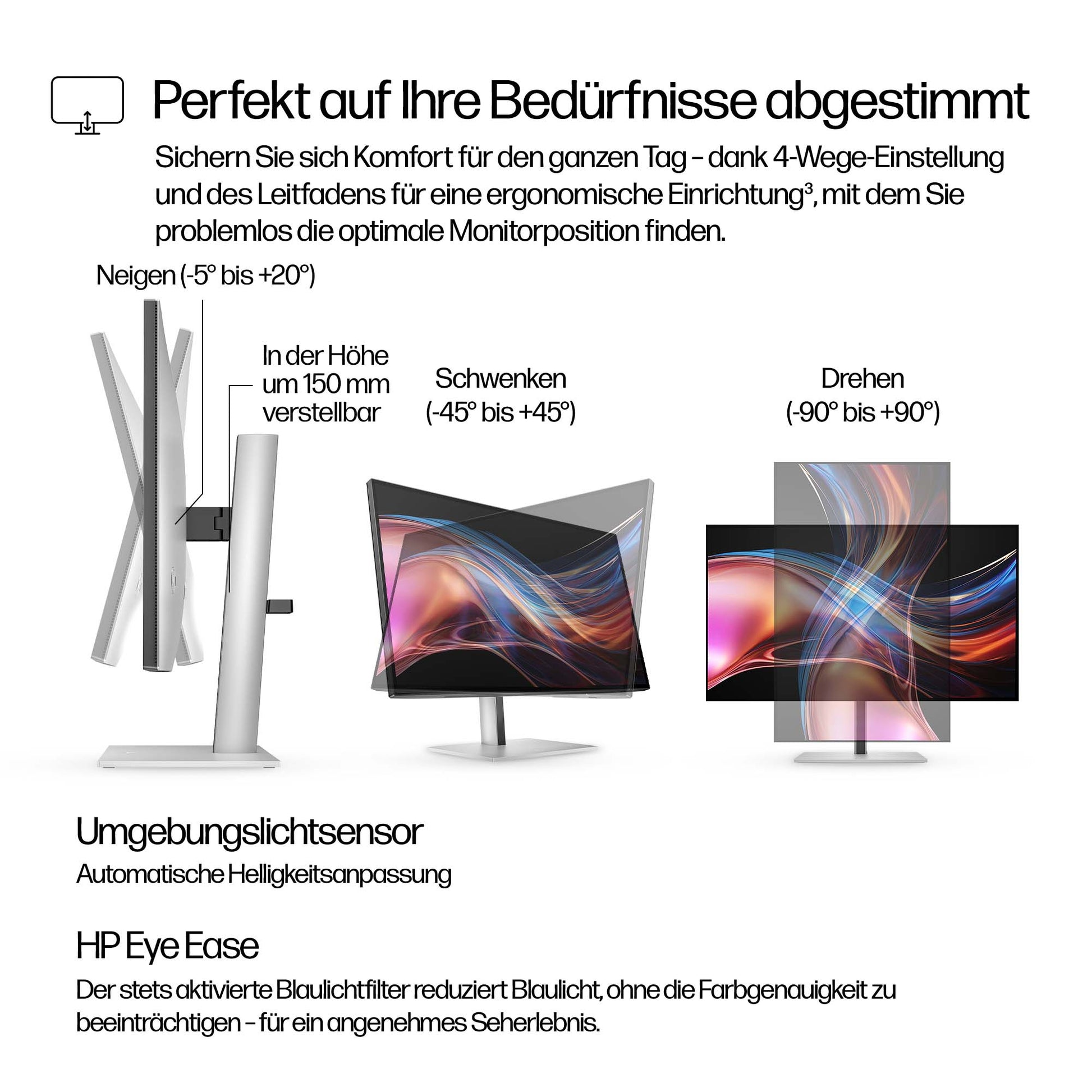 HP Series 7 Pro 727pu – Monitor, 27", 2560 × 1440 (WQHD), Thunderbolt 4