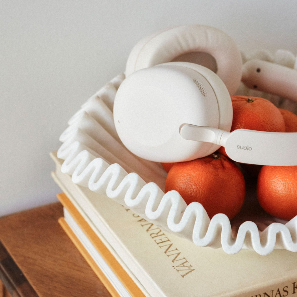 Sudio K2 Over-Ear Kopfhörer – Stereo, BT, ANC, Weiss, BT 5.3