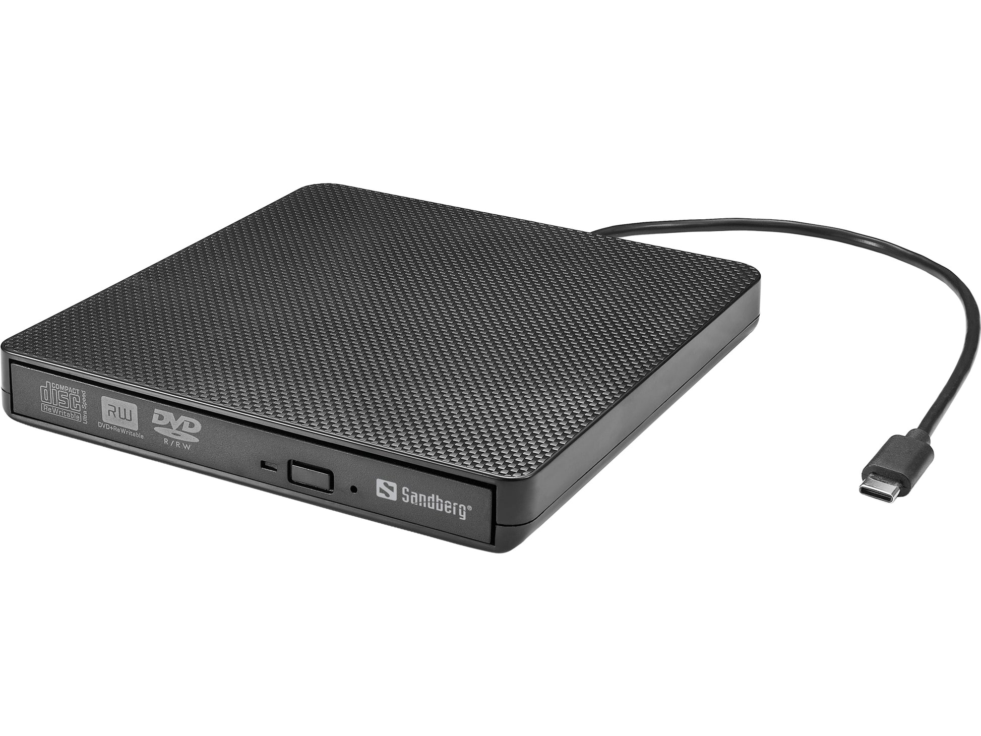 Sandberg USB-C/A DVD-Laufwerk – für Windows und macOS