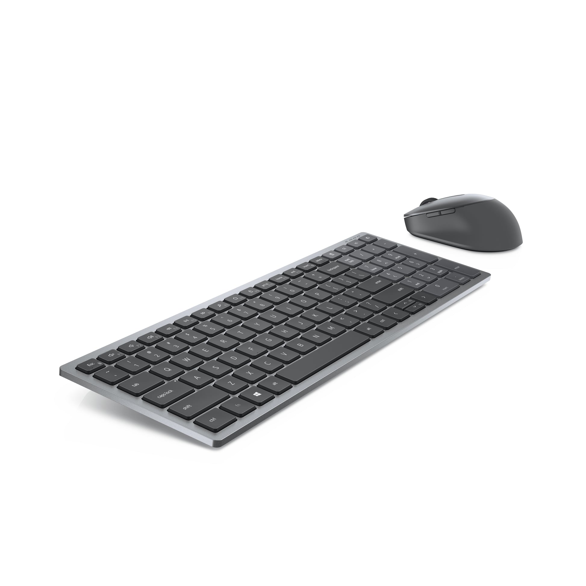 Dell KM7120W – Tastatur, kabellos (Bluetooth/2,4 GHz), Grau