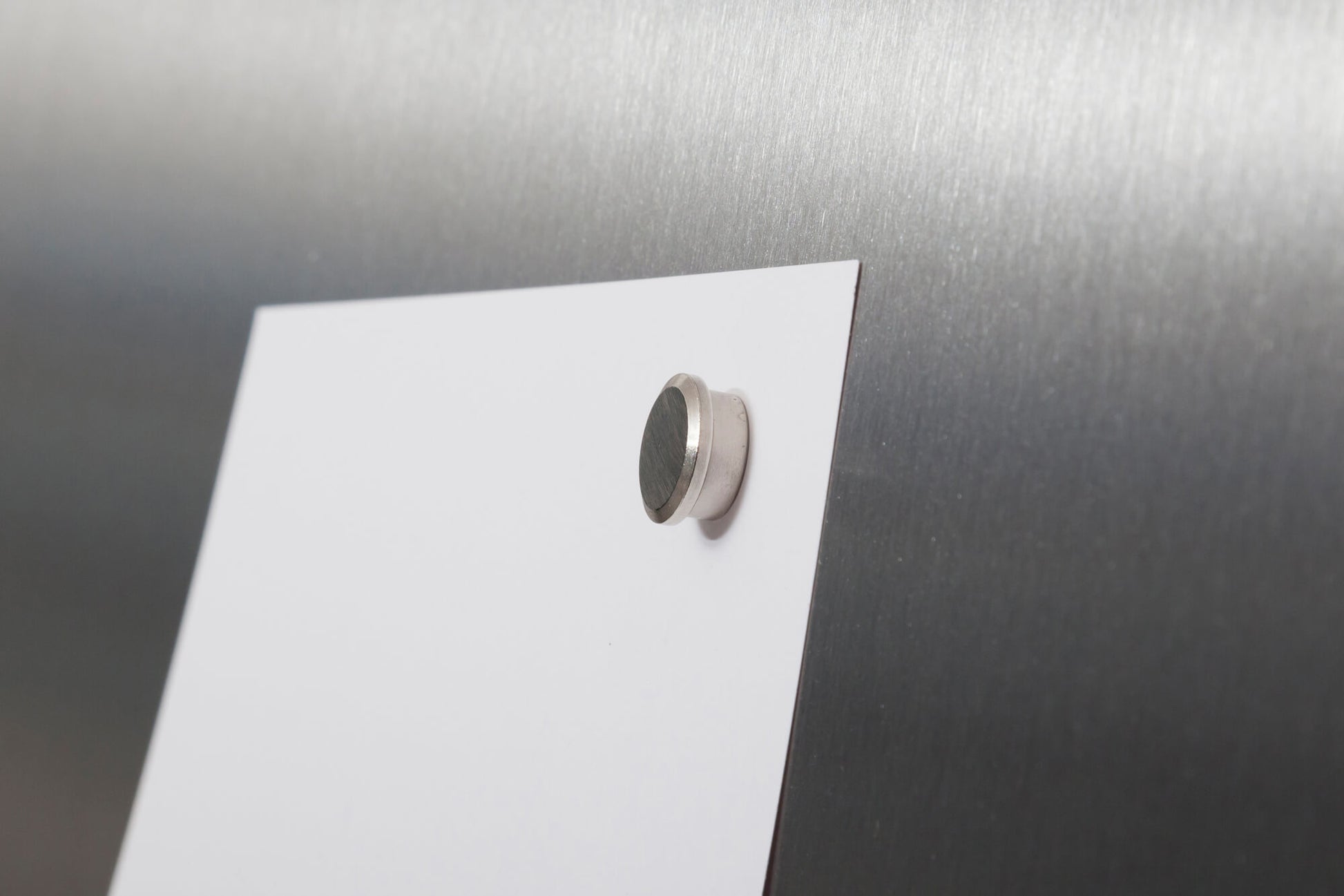MAUL Tafelmagnete – Ø 25 mm, 1 Stk., Edelstahl
