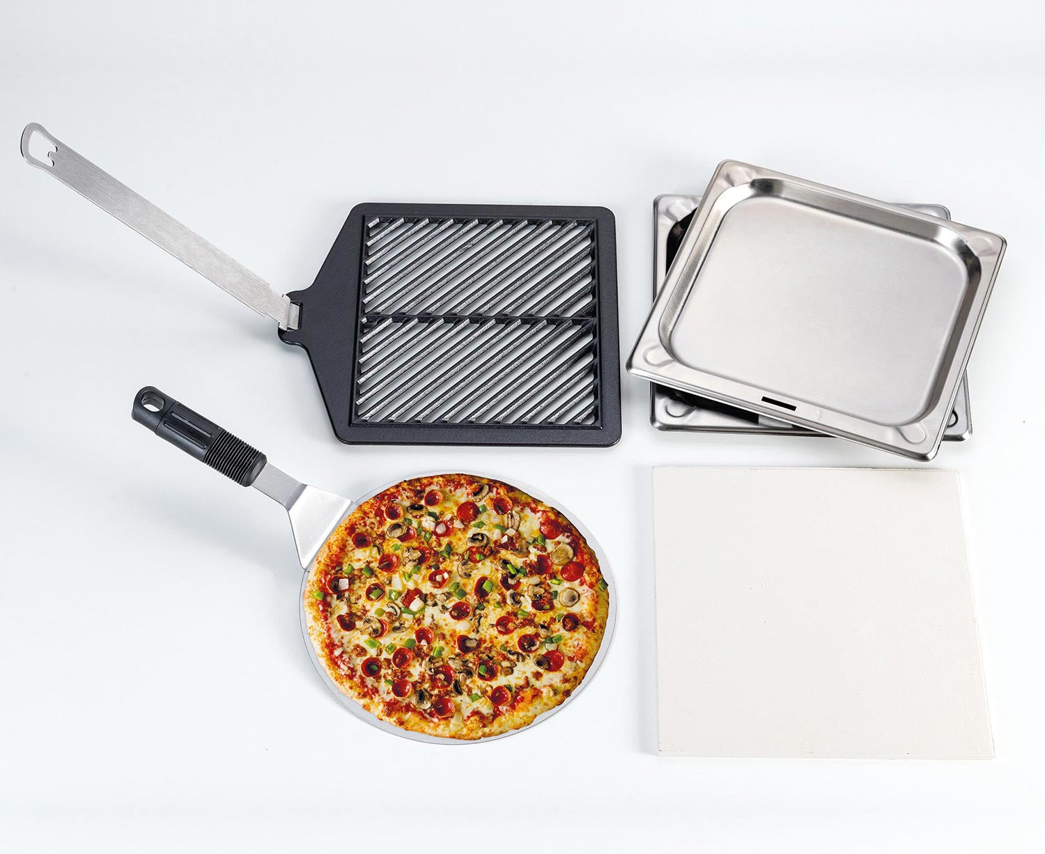 KOENIG Oberflächengrill B02308 – 2200 W, 27×30 cm Kochfläche, 1 Brenner – Silber