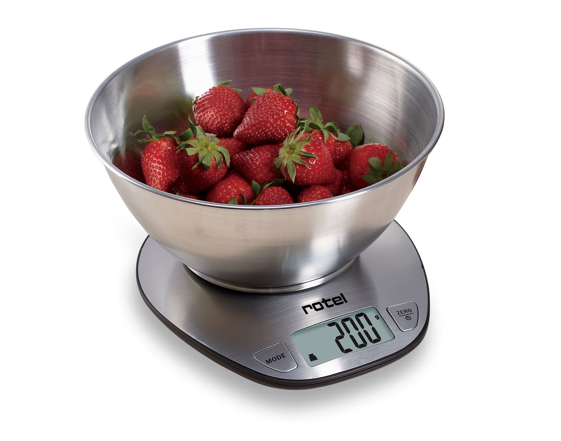Rotel U490CH1 – Küchenwaage, bis 5 kg, 1 g Teilung, mit Schüssel, Tara