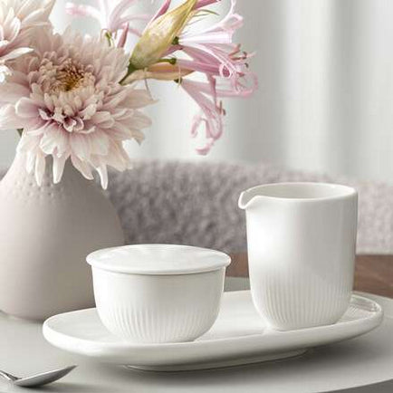 Villeroy & Boch Afina Milchkanne – 170 ml, 7,3 × 8,4 × 9,2 cm, Porzellan, Weiss