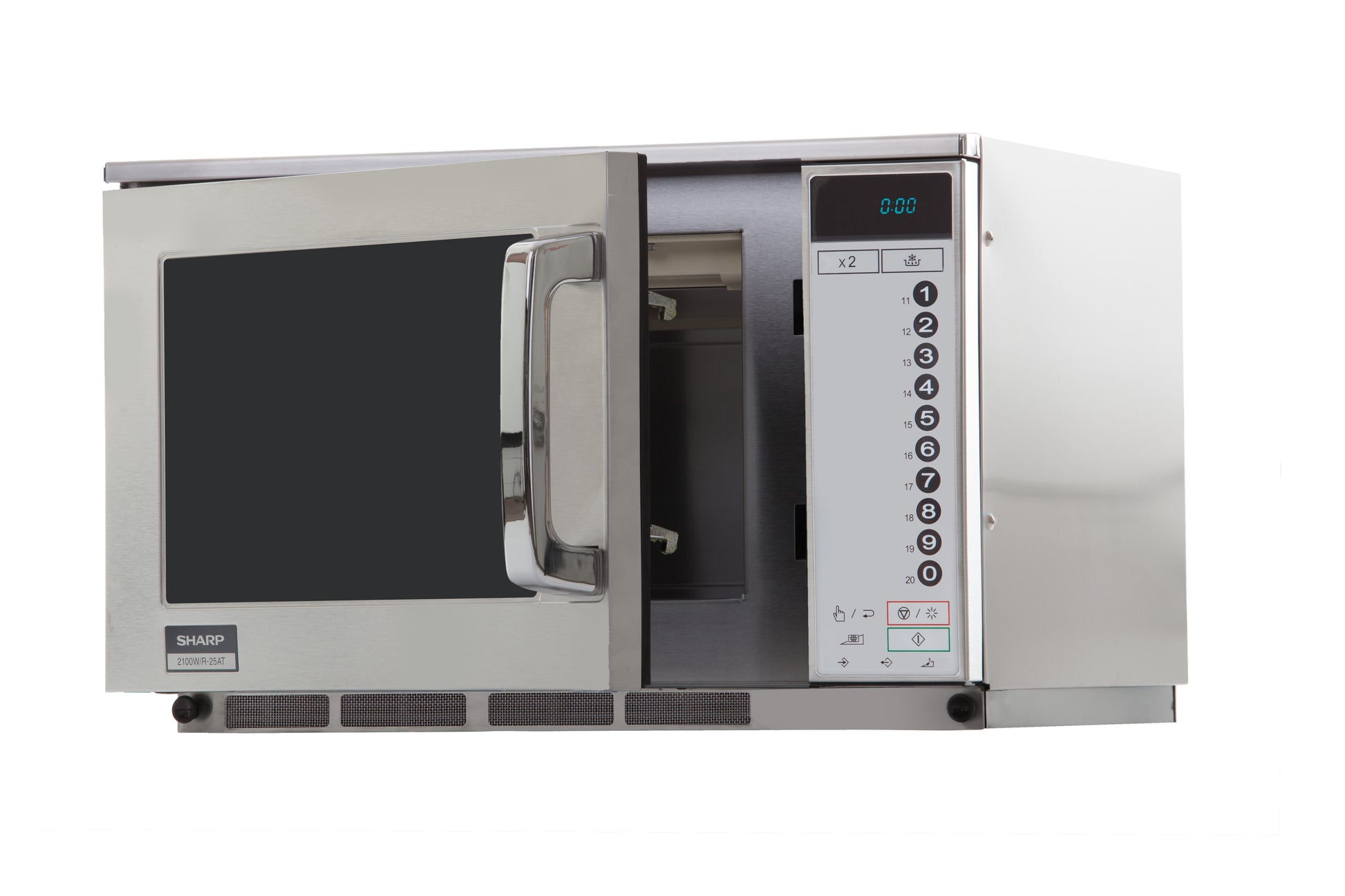 Sharp Home Appliances Sharp Mikrowelle R25AM – 20 l, 2100 W – silber