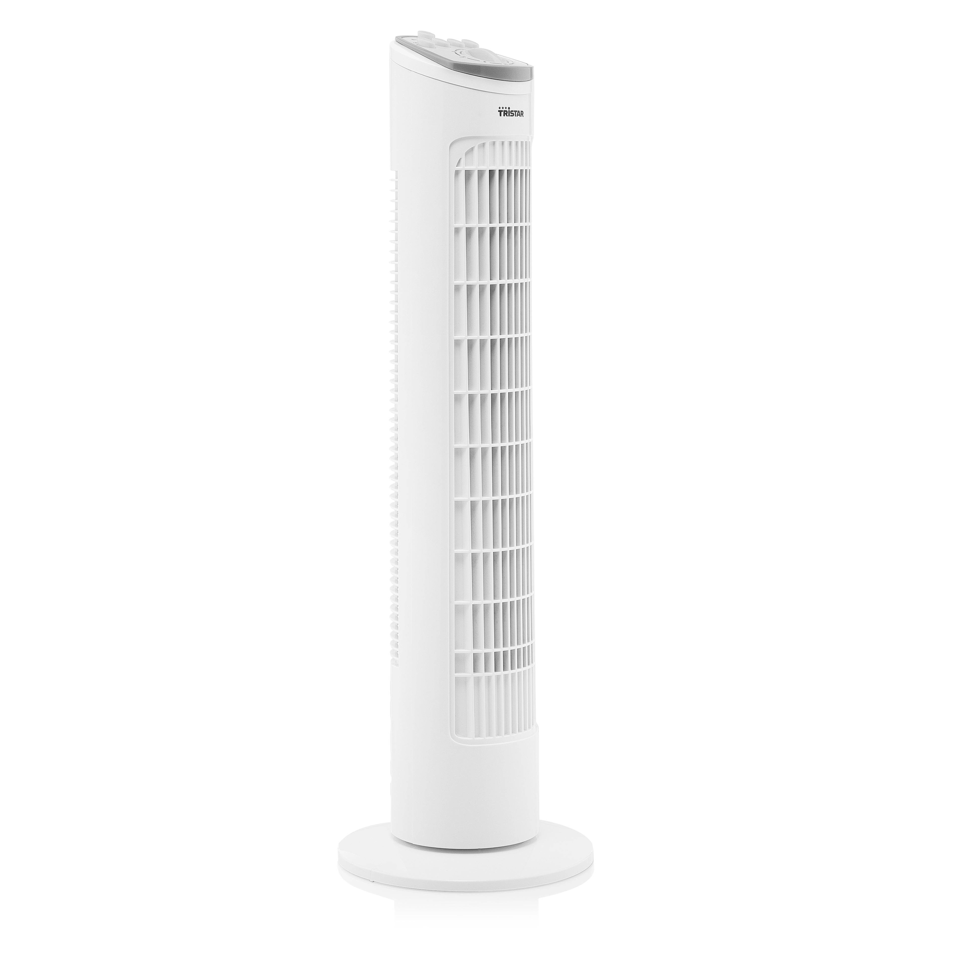 Tristar Turmventilator VE-5864 – 40 W, 3 Stufen, oszillierend, Timer, 59,7 dB, Weiss