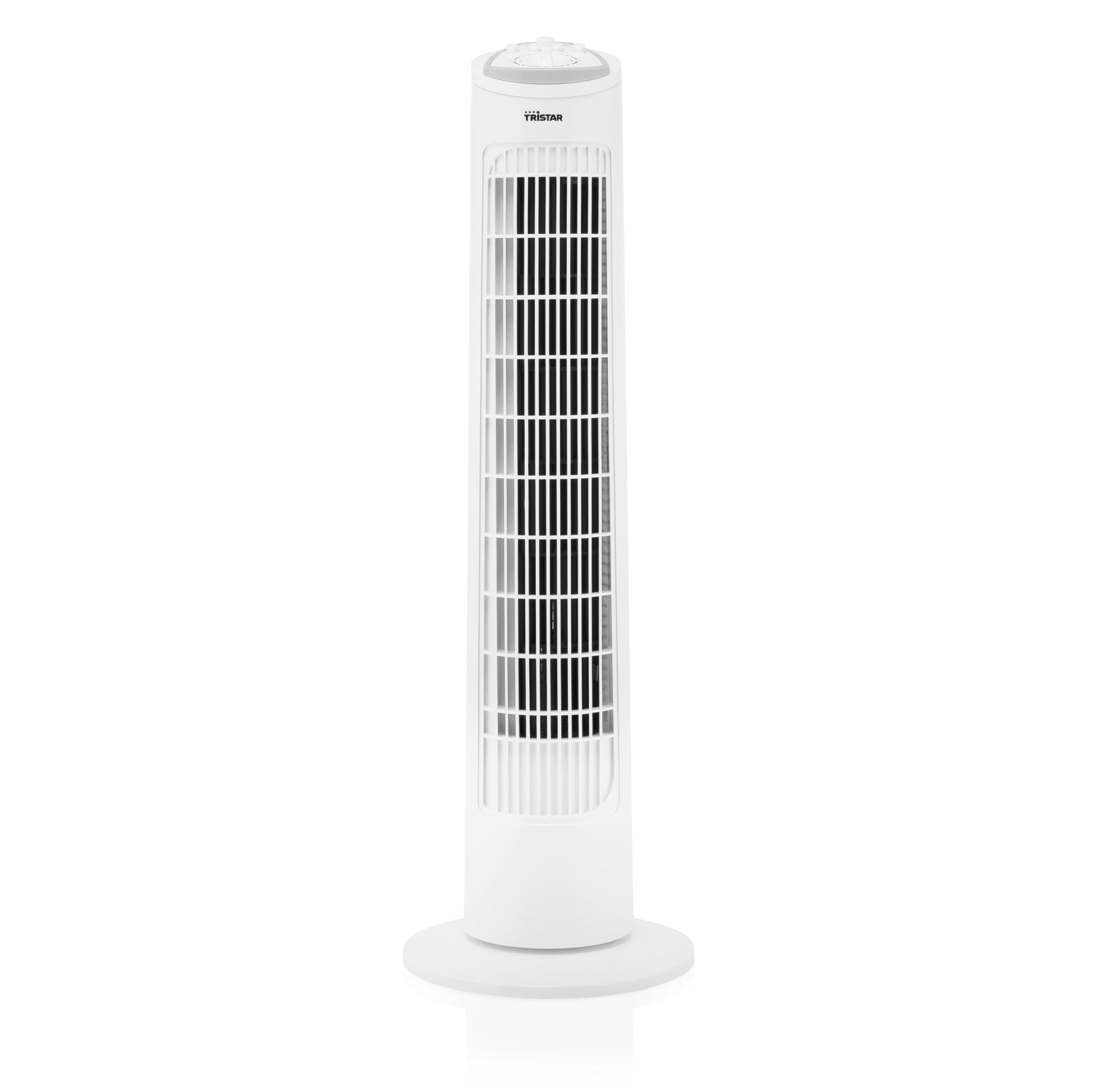 Tristar Turmventilator VE-5864 – 40 W, 3 Stufen, oszillierend, Timer, 59,7 dB, Weiss