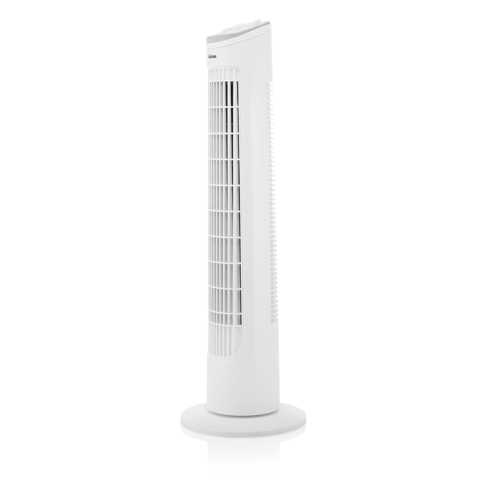 Tristar Turmventilator VE-5864 – 40 W, 3 Stufen, oszillierend, Timer, 59,7 dB, Weiss