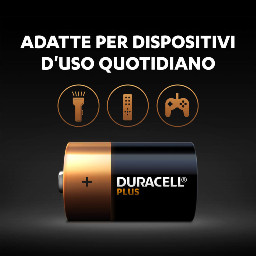 Duracell LR20 Akku 1,5 V Alkaline – für Fernbedienung, CD-Player, Spielzeug