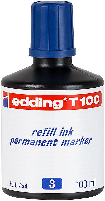 Edding Nachfülltinte für Permanent-Marker – Blau, 100 ml