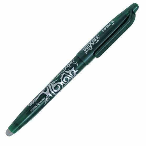Pilot FriXion Ball Gelschreiber – grün, 0,7 mm, radierbar, Kappe, nachfüllbar