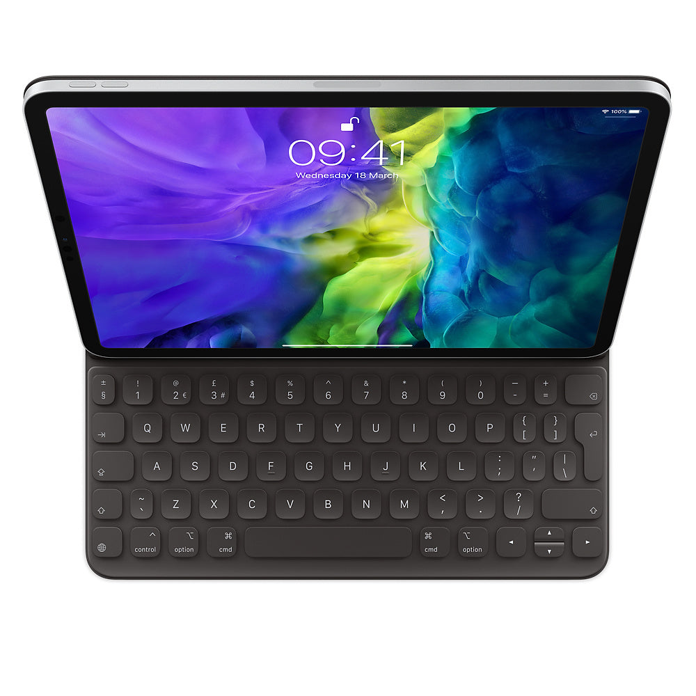 Apple Tastatur-Case für iPad Pro 11" (1.–4. Gen.), iPad Air 10,9" (4.–5. Gen.) – Smart Connector – Schwarz