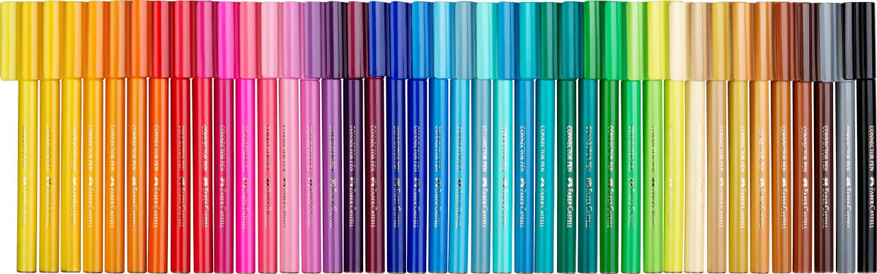 Faber-Castell Filzstifte, Strichbreite 1 mm, 40 Farben