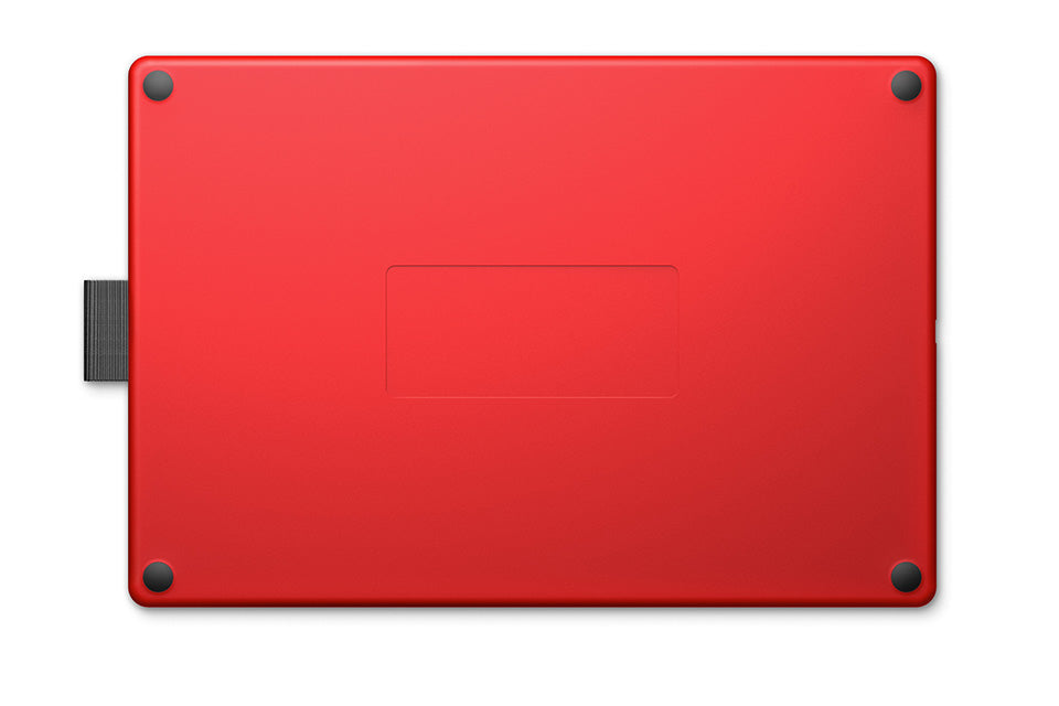 Wacom One By Medium – Stifttablet – 216 × 135 mm – USB – 2k Druckstufen – Schwarz/Rot