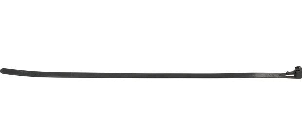 Max Hauri AG Max Hauri Kabelbinder, 300×7,5 mm, 20er-Pack, wiederverwendbar – schwarz