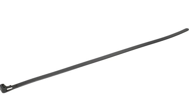 Max Hauri AG Max Hauri Kabelbinder, 300×7,5 mm, 20er-Pack, wiederverwendbar – schwarz