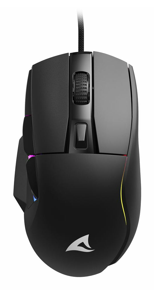 R-Go Tools Sharkoon SKILLER SGM35 – Maus – Kabelgebunden (USB‑A), Rechts, Schwarz