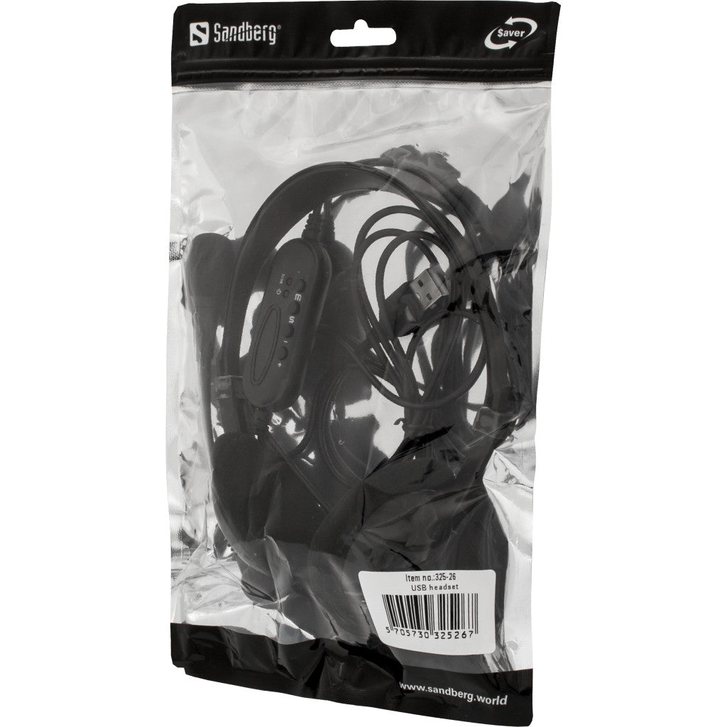 Sandberg Saver – Headset – Kabelgebunden (USB)