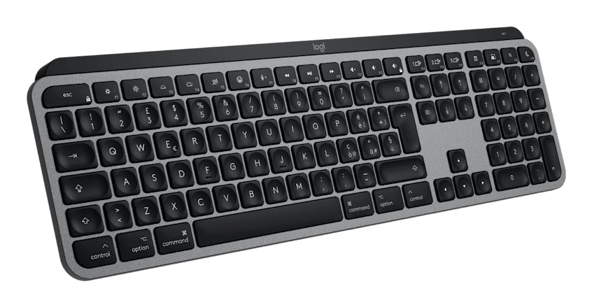 Logitech MX Keys S für Mac – Tastatur, IT-Layout (IT), Space Grey – für macOS