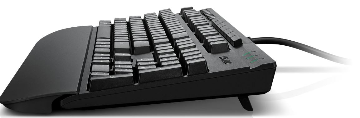Lenovo Enhanced Performance Gen II – Tastatur – kabelgebunden – USB-A – mit Handgelenkauflage – schwarz