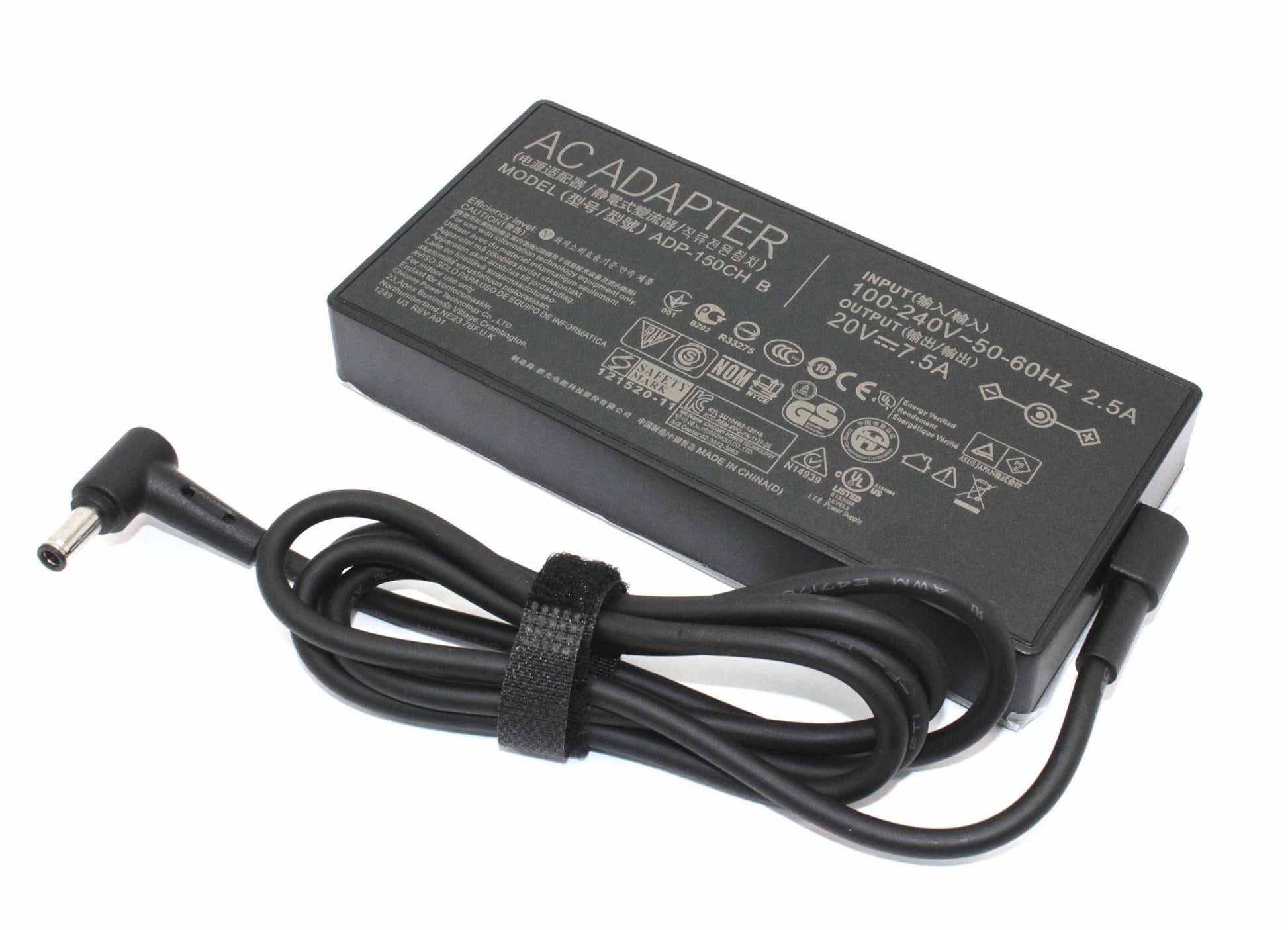 ASUS Netzteil – 150 W, 20 V – für Asus FA506II, Asus FX506LI, Asus G513IH und andere – Schwarz