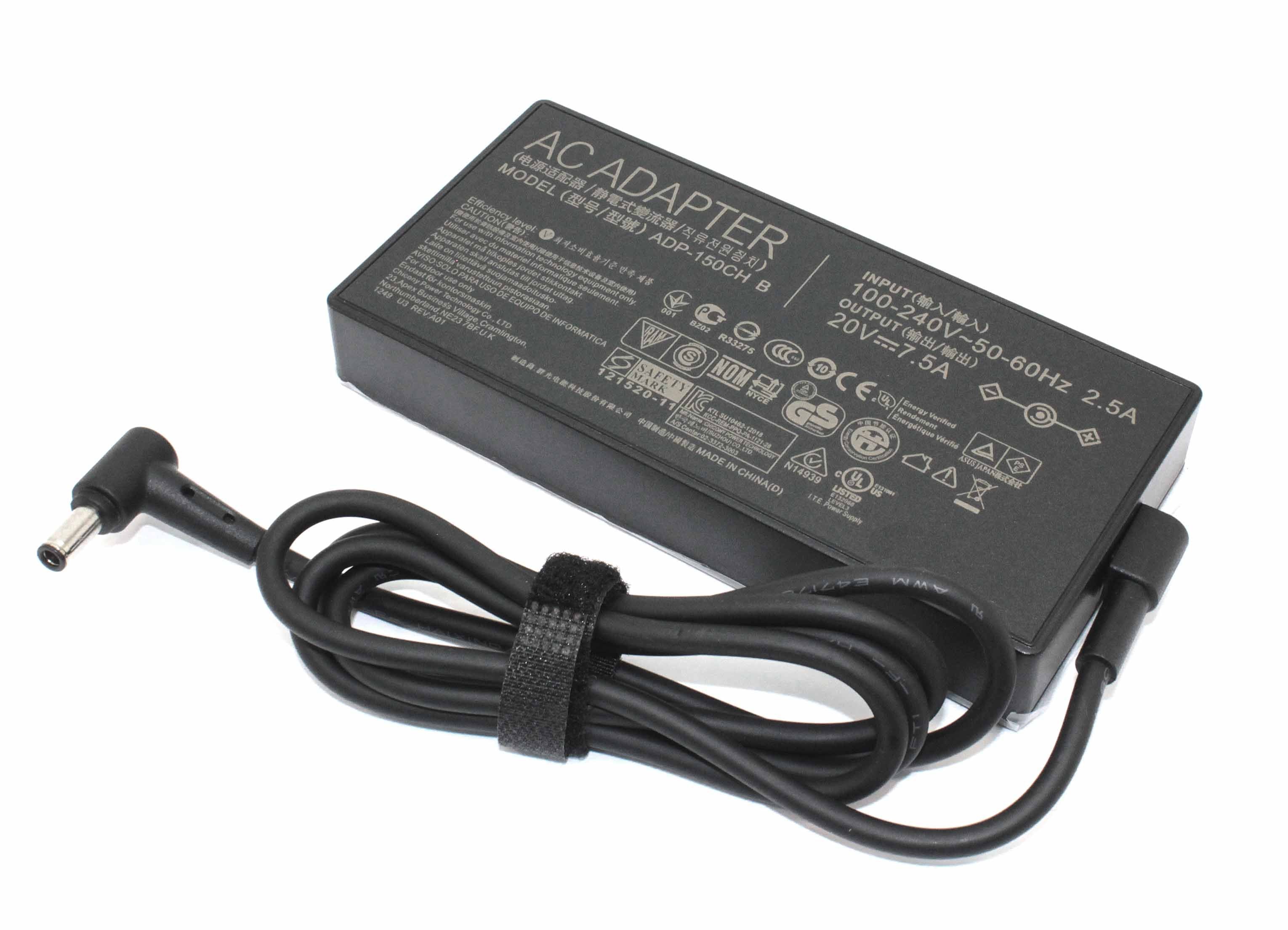 ASUS 0A001-00081700 Netzteil 150 W – 20 V/7,5 A – für Asus All In One A5401WR, A5401WRPK u. a. – schwarz