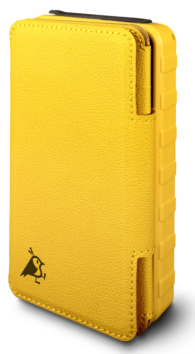 Aqiila Powerbird BS10 Solar Powerbank 10'000 mAh – 20 W PD, 1× USB-C, 1× USB-A, gelb