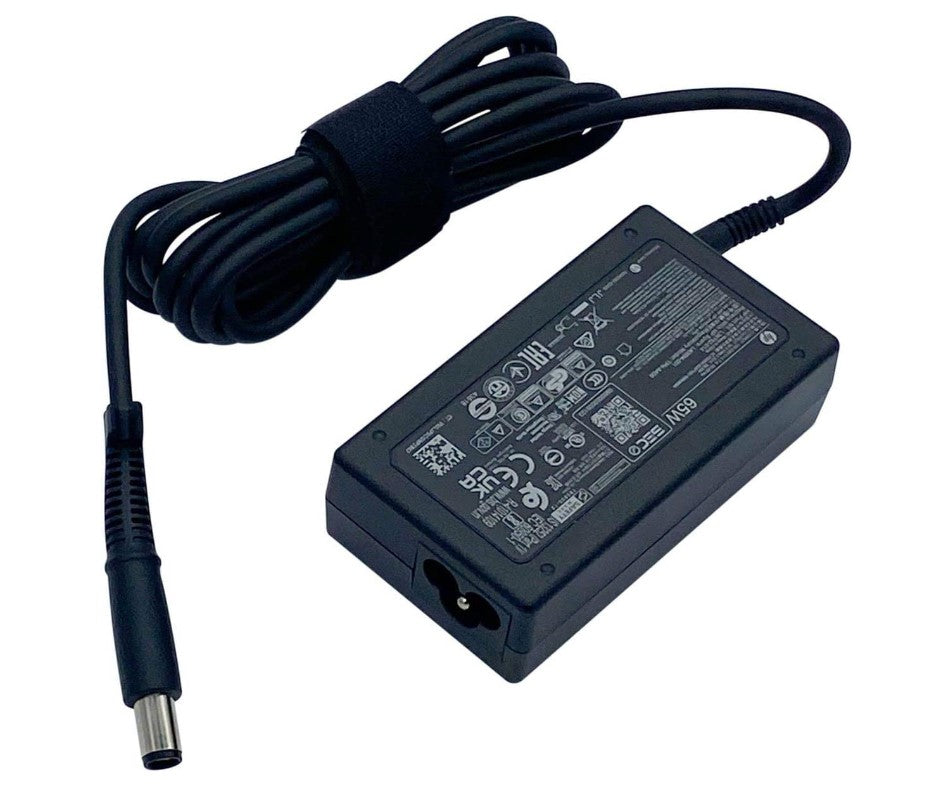 HP L40094-001 AC-Adapter 65 W – 7,4 mm Stecker – für HP-Laptops – schwarz