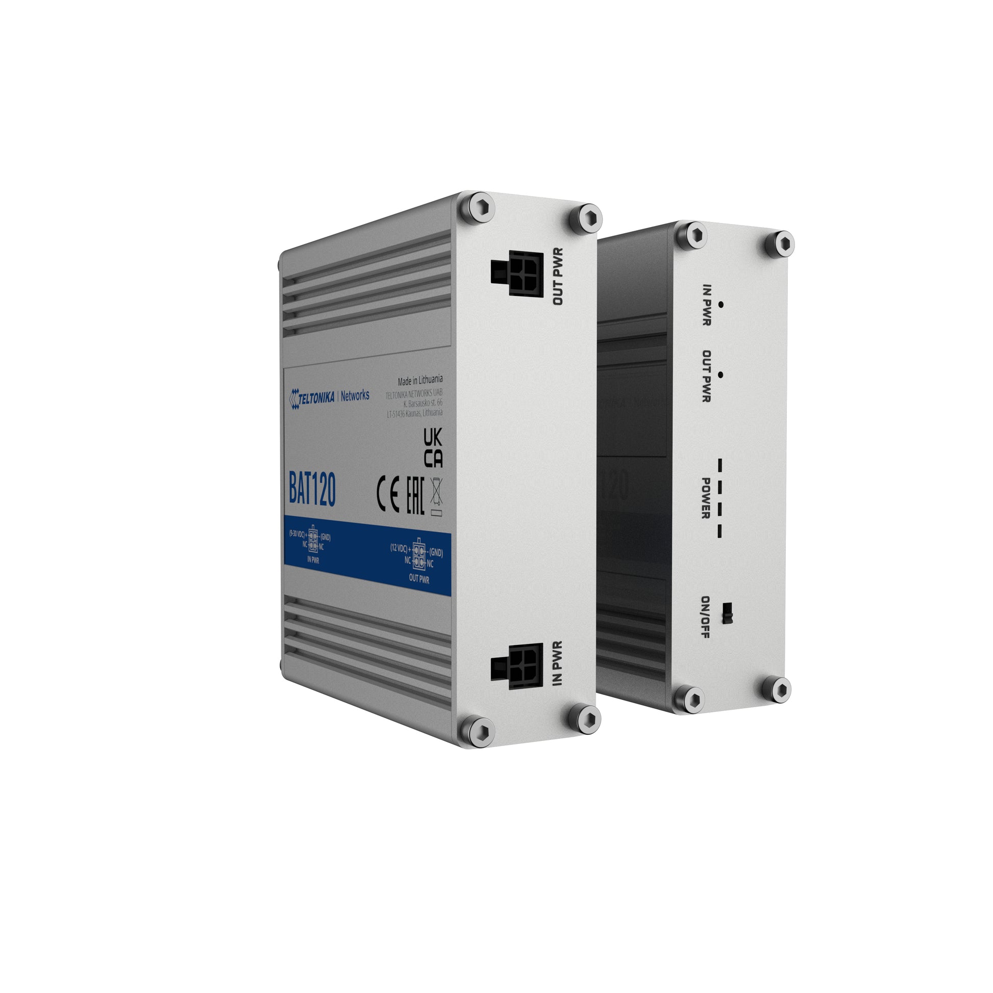 Teltonika BAT120 USV 22 W Line-Interaktiv – Kompakt – 4-polige DC-Ports×2 – für RUT2xx, RUT95x, RUT3xx und andere