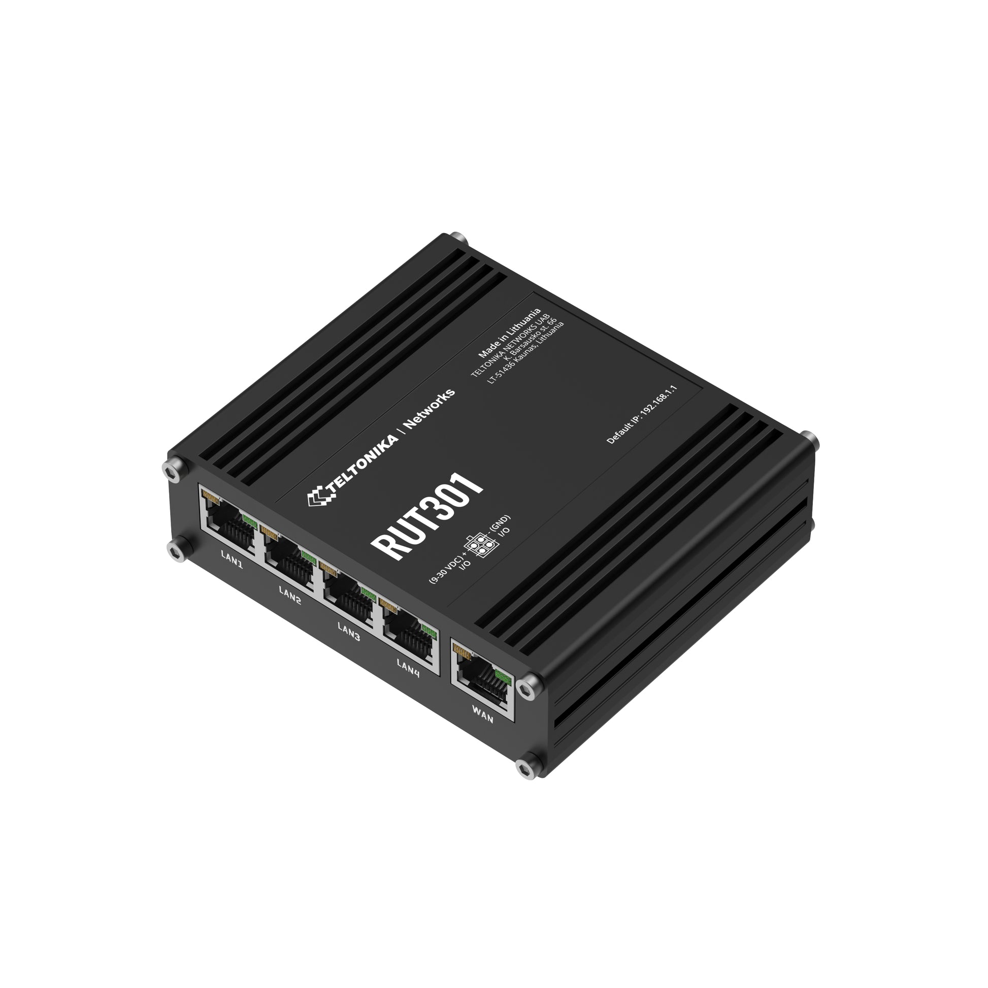 Teltonika RUT301 VPN-Router – Ethernet-WAN, 5× 10/100 Mbit/s, 1× USB 2.0