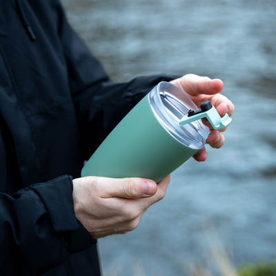 Silwy Thermobecher – 350 ml, Grün, Magnet-Thermobecher