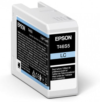 Epson Tintenpatrone T46S5, cyan, 25 ml – für Tintenstrahldrucker/Multifunktionsgeräte