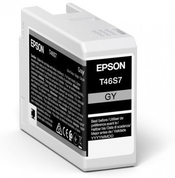 Epson Tintenpatrone T46S7, Grau, 25 ml – für Inkjetdrucker, Multifunktionsgeräte