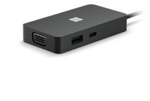 Microsoft Surface USB-C Travel Hub – für Geräte mit USB-C, USB-Port, schwarz