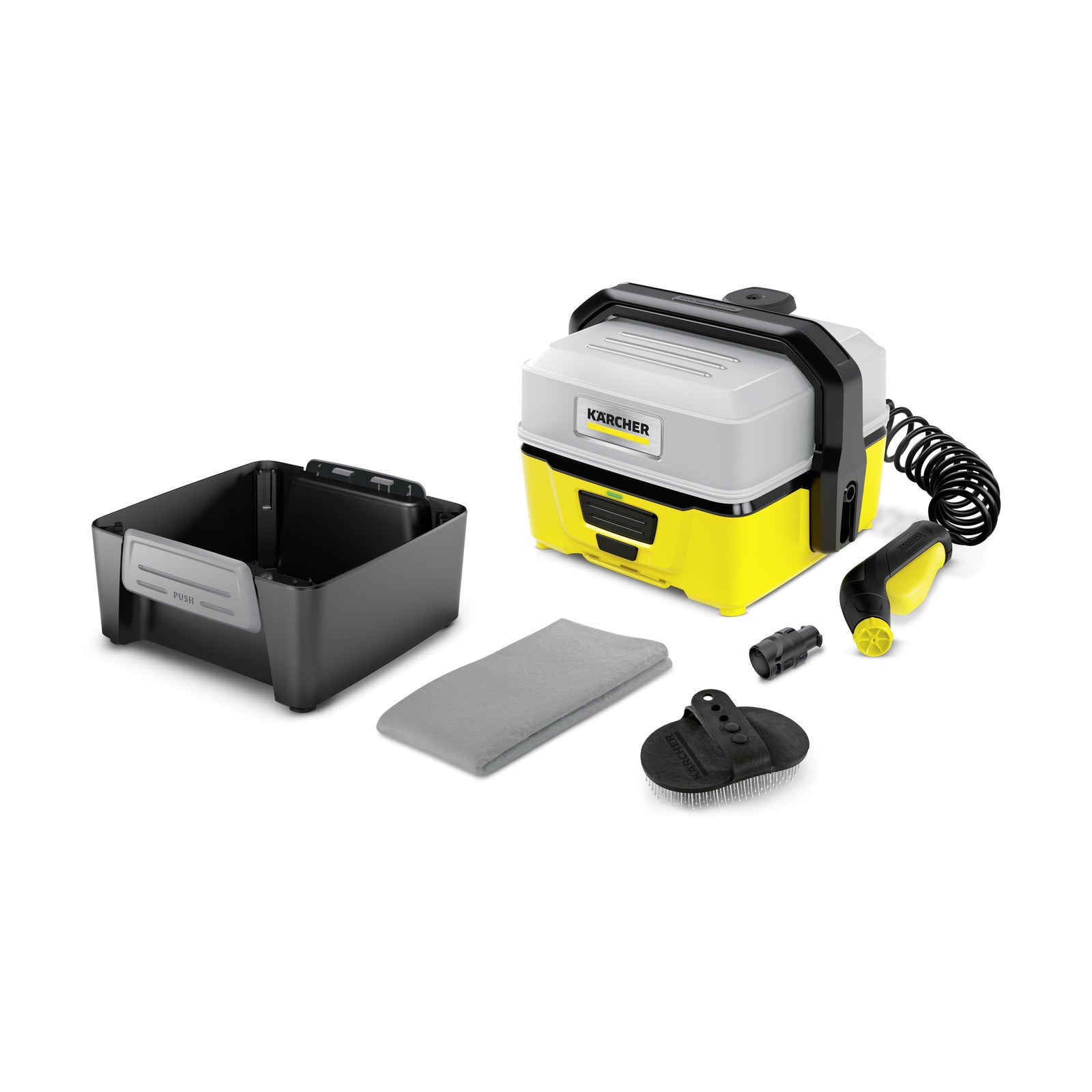 Kärcher Niederdruckreiniger OC 3 Pet, Akku, 120 l/h, Schlauch 2,8 m, Tank 4 l