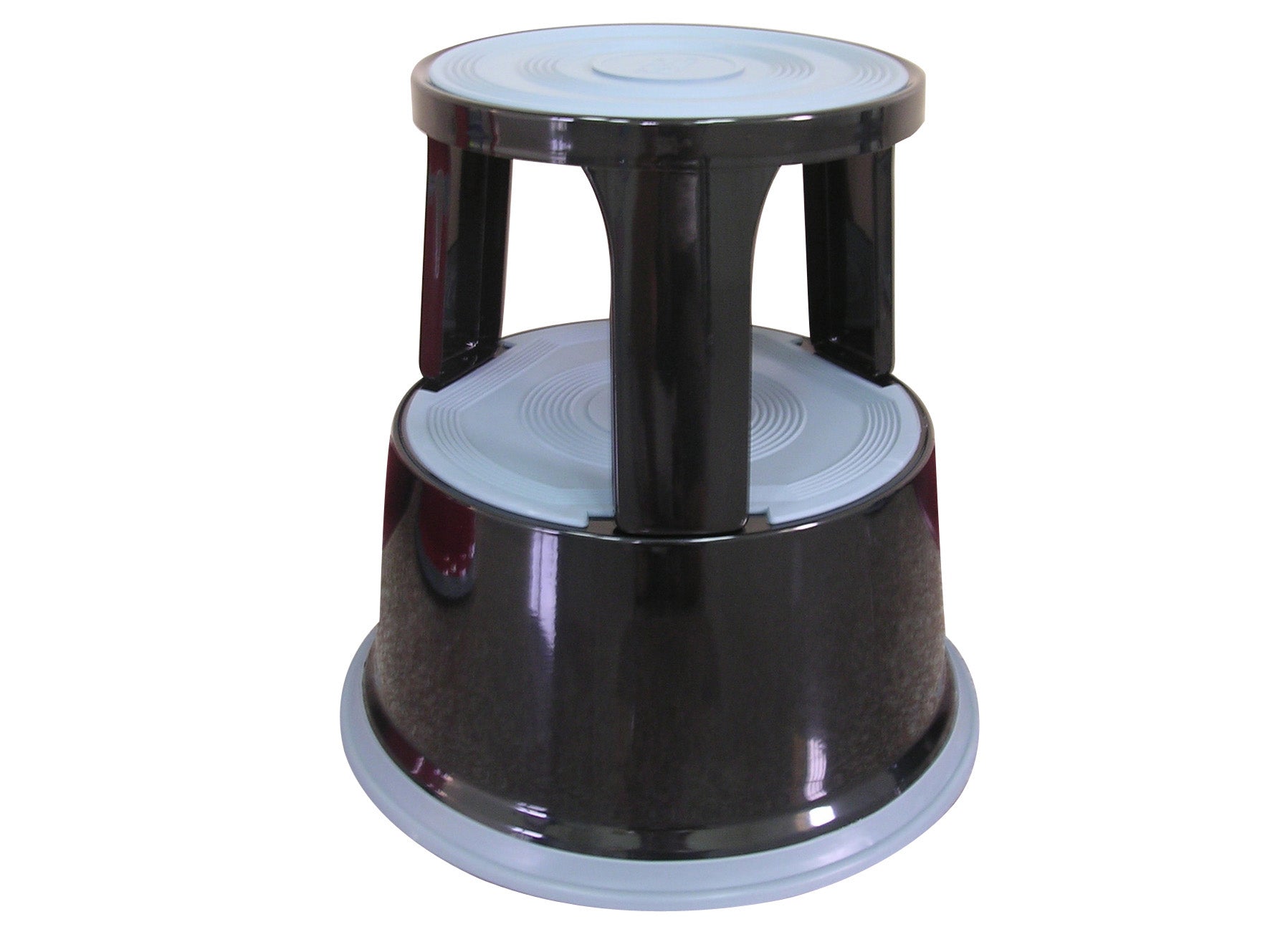 Q-Connect Hocker – 43 cm, 150 kg, schwarz