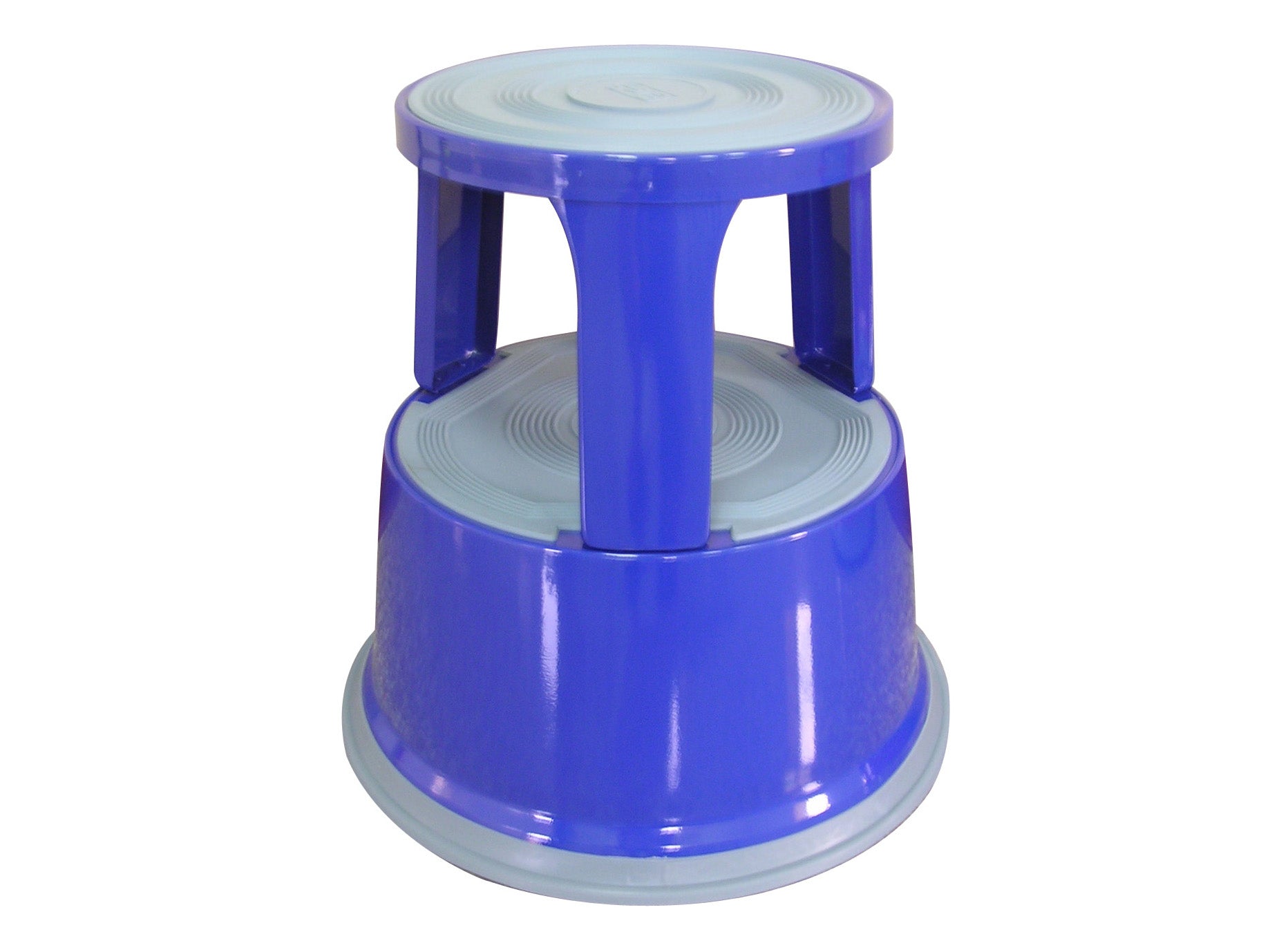 Q-Connect Hocker – 43 cm, 150 kg, blau
