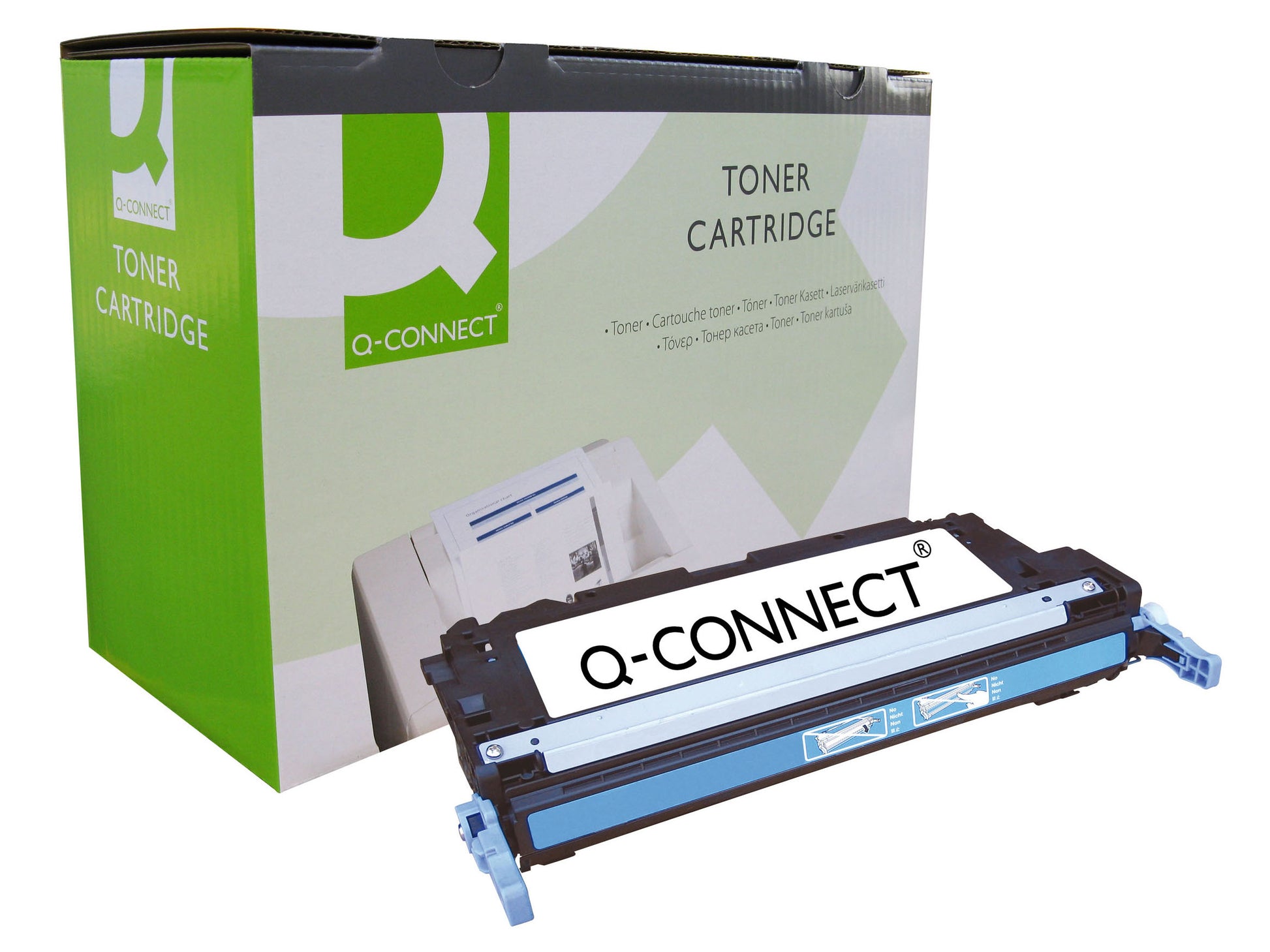 Q-Connect – Toner Q7581A – cyan, 6000 Seiten