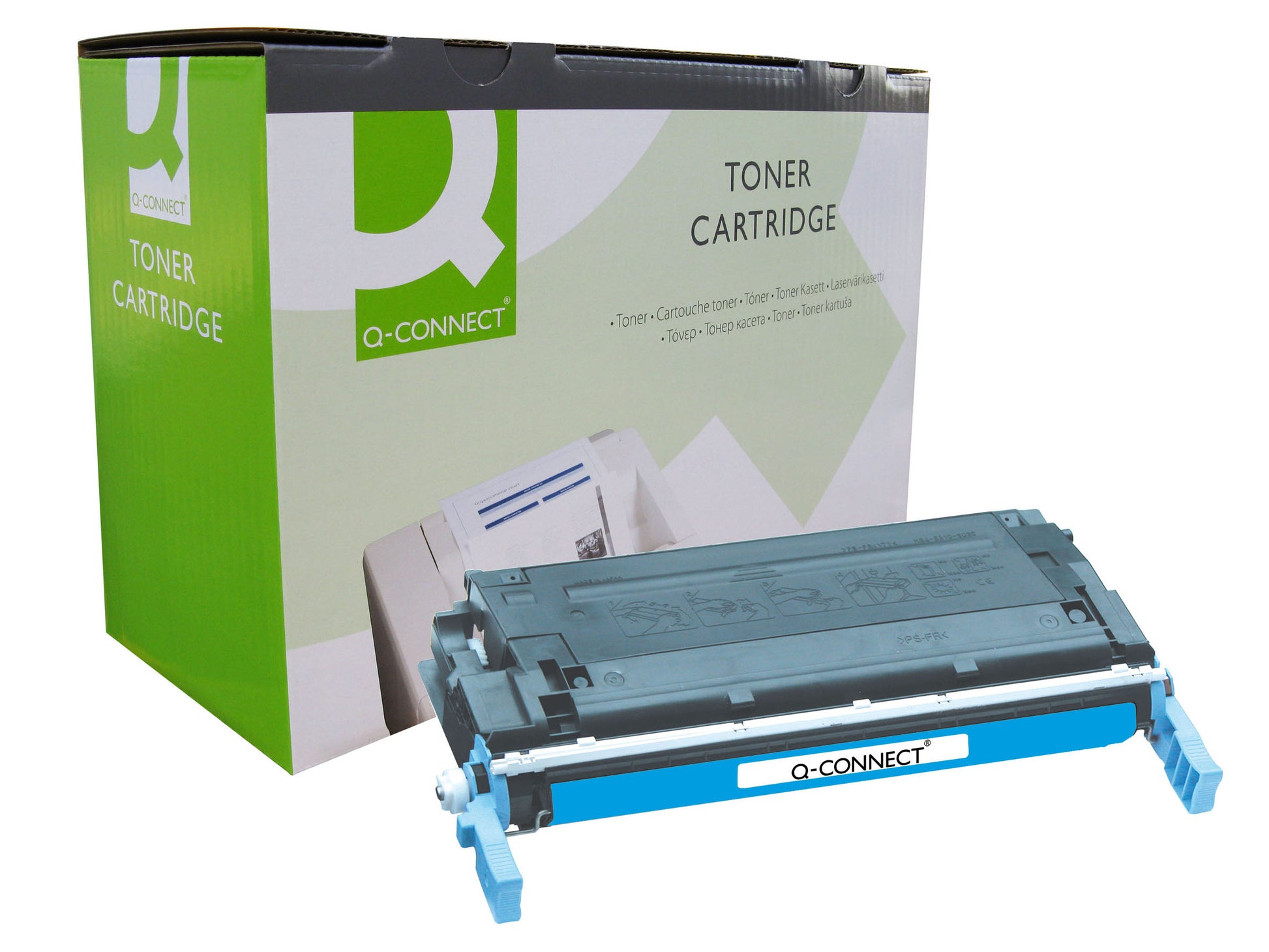 Q-Connect – Toner C9721A/EP-85 – cyan, 8000 Seiten